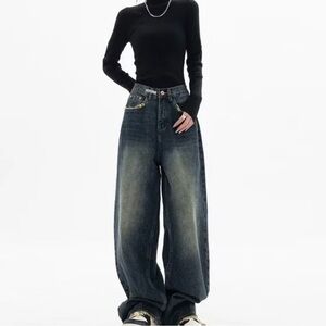 Womens comfy bag jeans